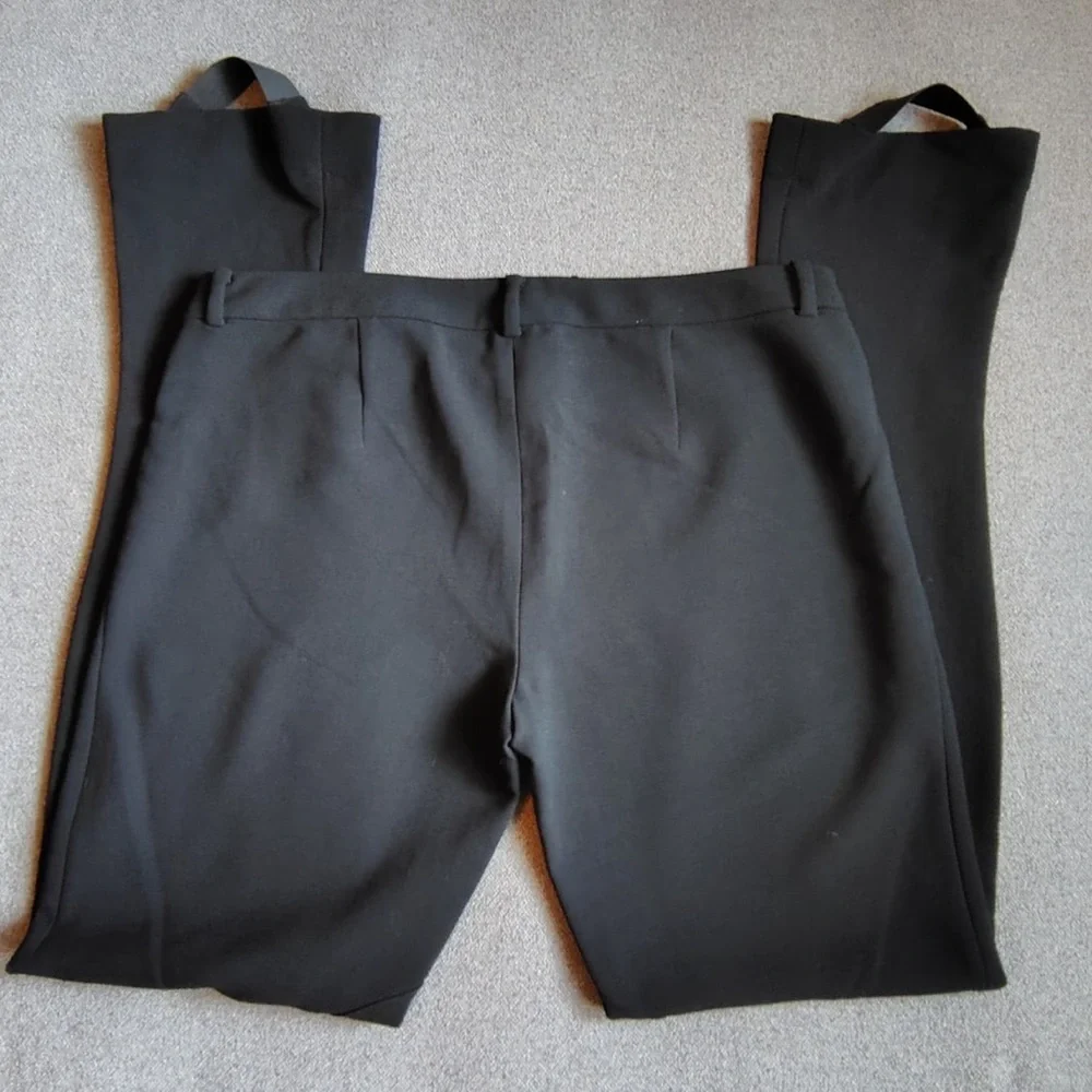 Ralph Lauren black label 100% wool equestrian riding pants women 12 black